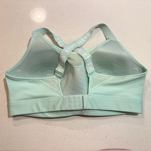Under Armour | Infinity Mid Covered Sports Bra in Aqua Foam Size XL - Picture 4 of 6